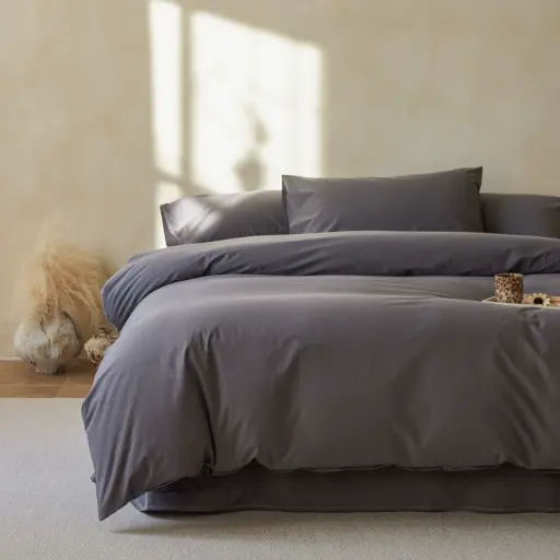 100支纯色四件套